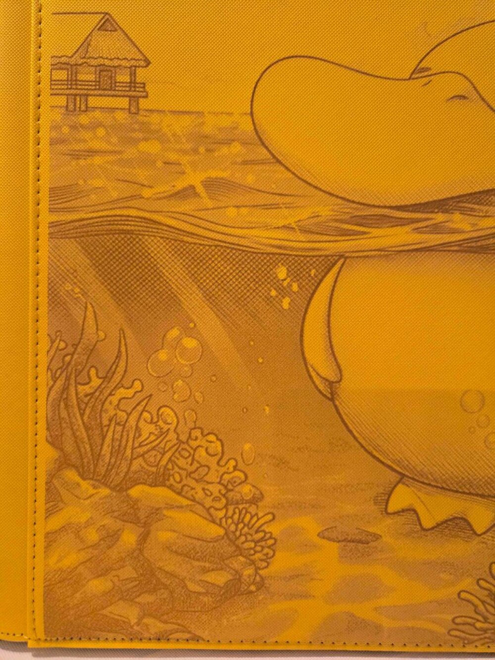 Pokemon Psyduck ASC Yellow  9 Pocket Top Loader Binder 288 Cards - Picture 5 of 6